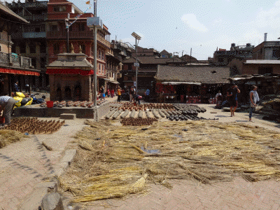 Bhaktapur Tpfermarkt